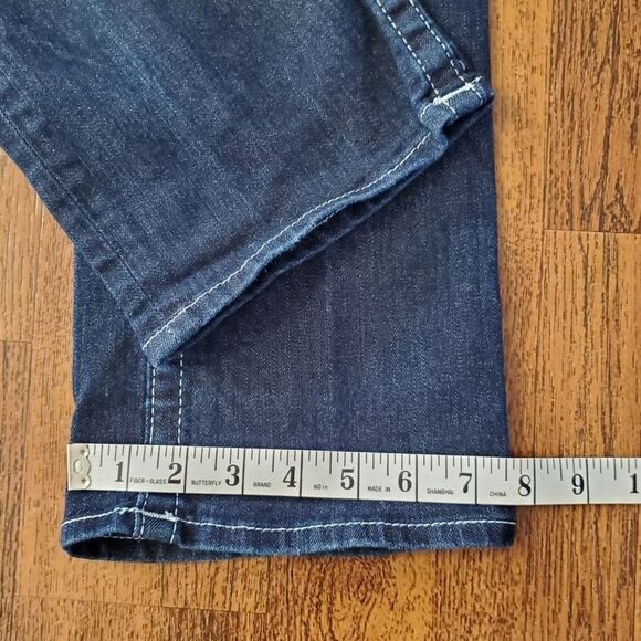 True Religion Women's Sz 29 World Tour Straight Leg Denim Blue Jeans - Picture 13 of 13